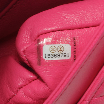 Chanel Lambskin Medium Double Flap Pink 8 of 9