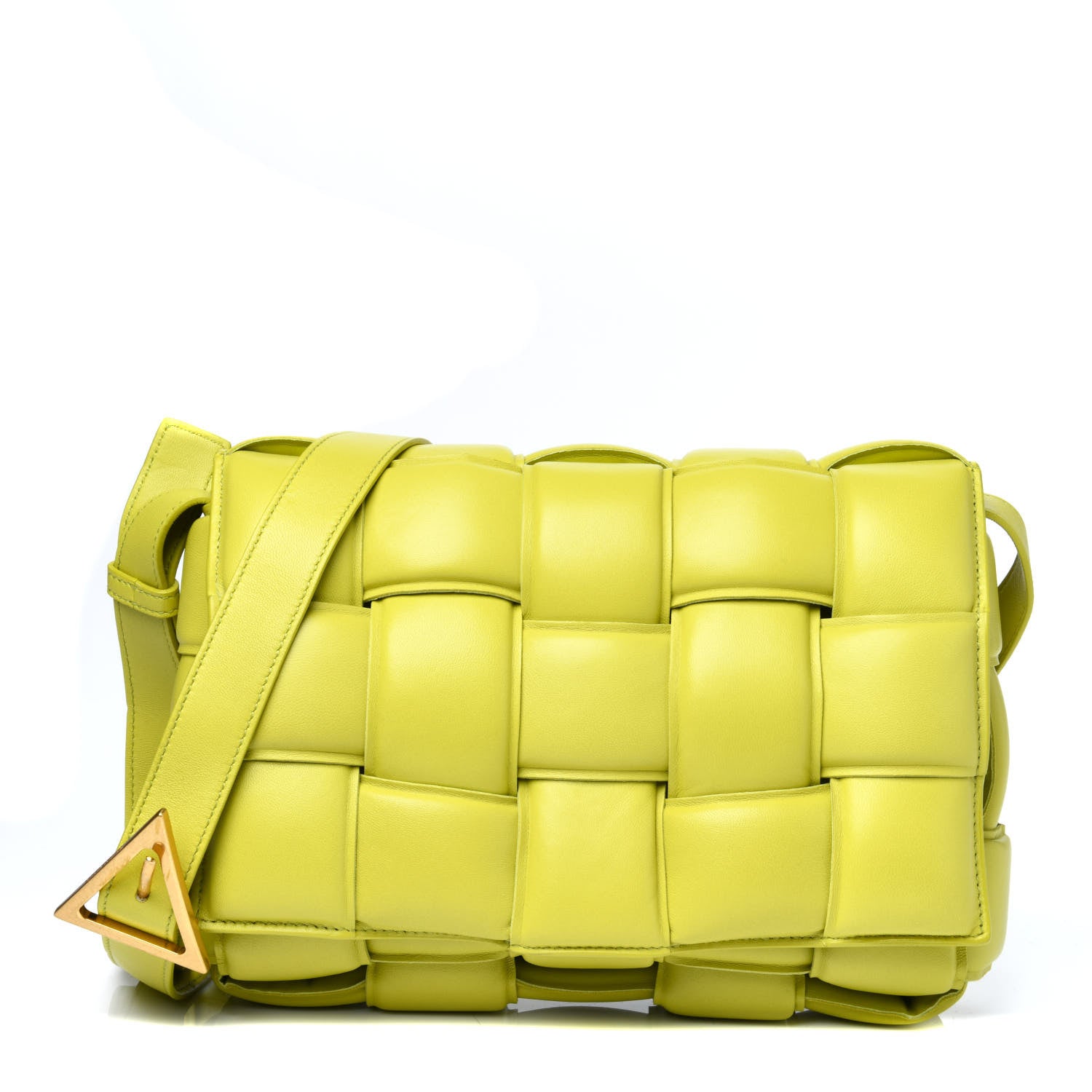 Bottega Veneta Nappa Maxi Intreccio Padded Cassette Crossbody Bag Kiwi 1 of 10