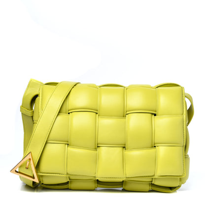 Bottega Veneta Nappa Maxi Intreccio Padded Cassette Crossbody Bag Kiwi 1 of 10