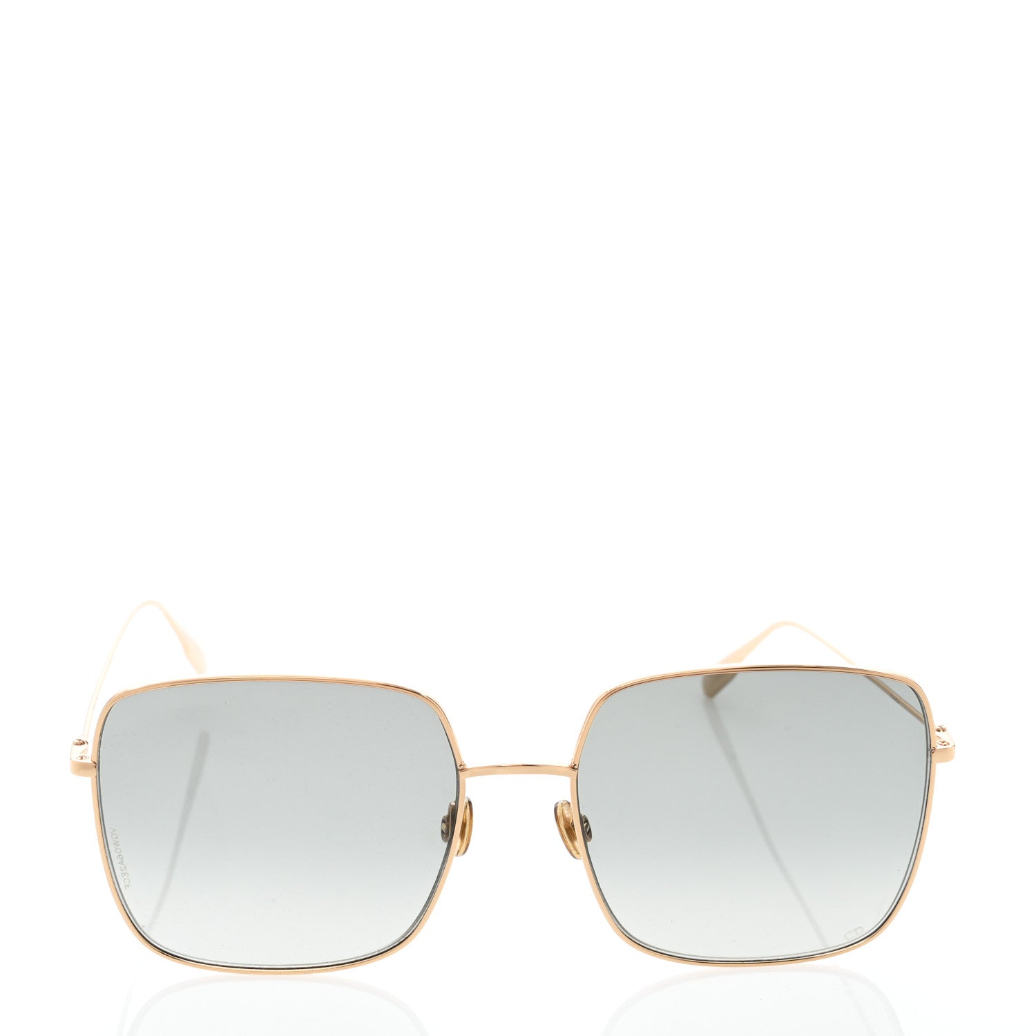 Christian Dior Metal Stellaire 1 Square Sunglasses Gold 2 of 9