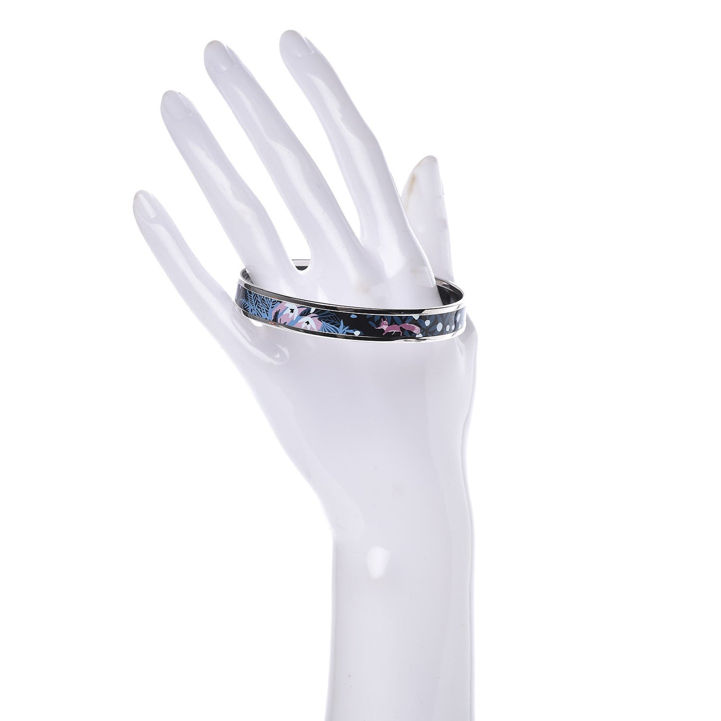 Enamel Printed Narrow Dans Un Jardin Anglais Bracelet 70 Arts And Crafts