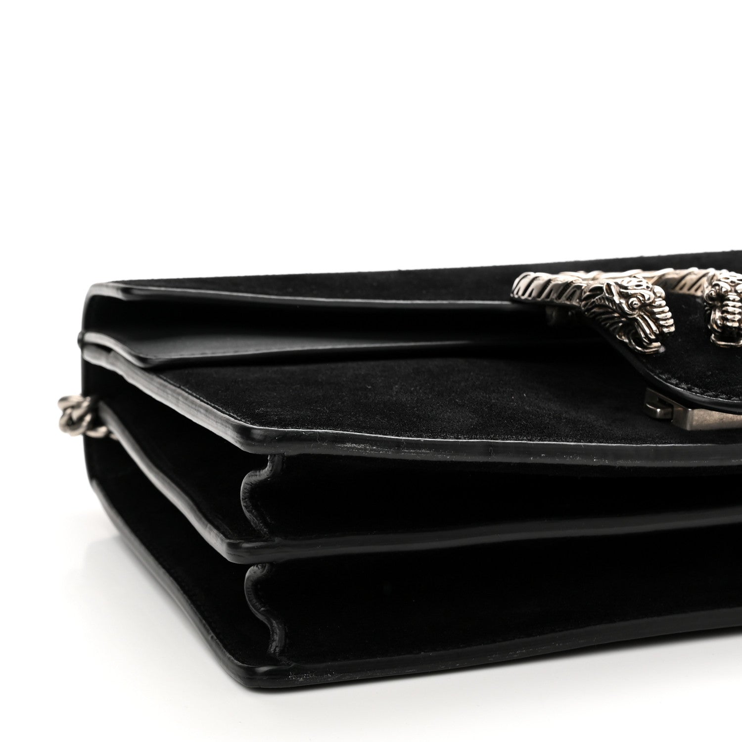 Gucci Suede Small Dionysus Shoulder Bag Black 9 of 11