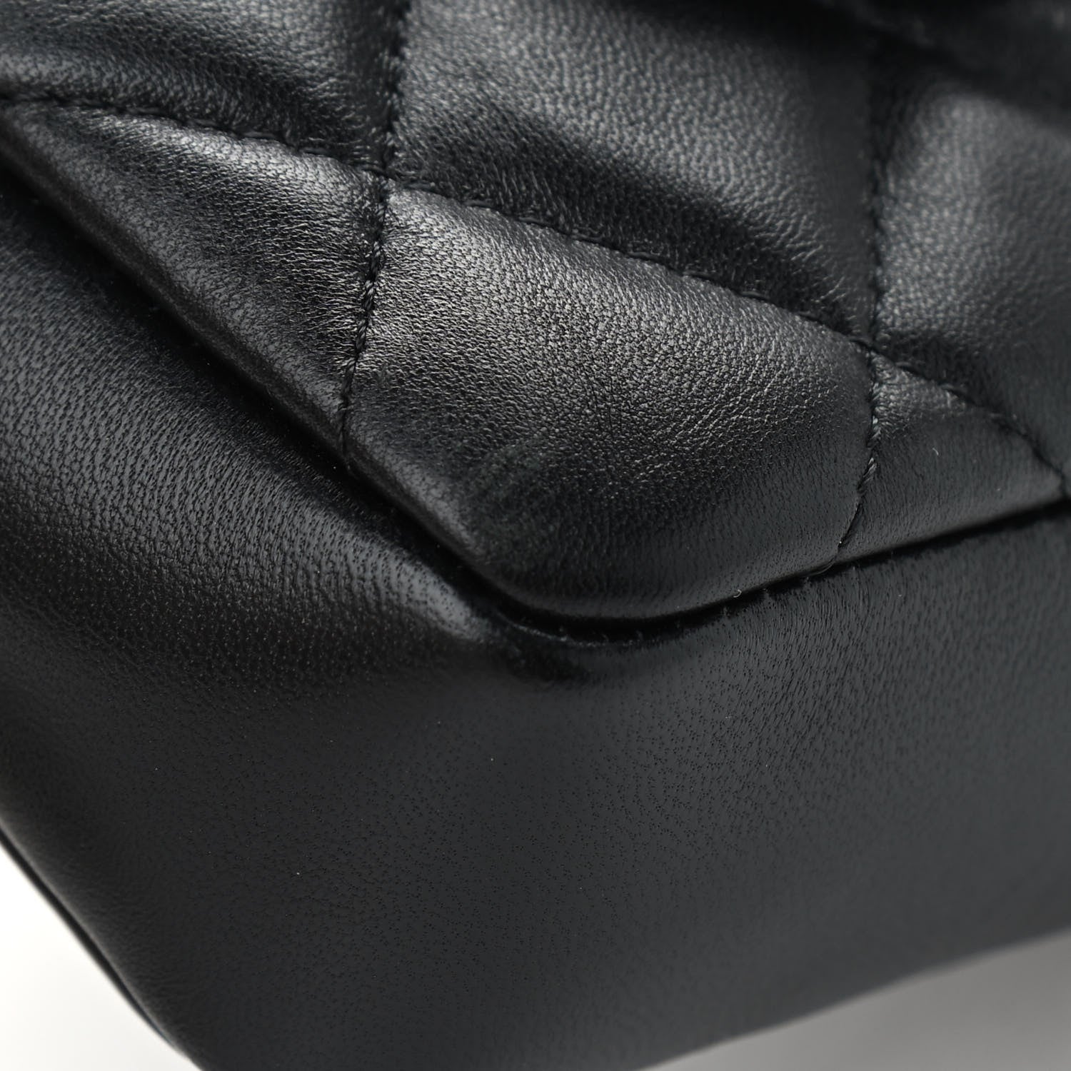 Chanel Lambskin Quilted Waist Bag Black 14 of 16