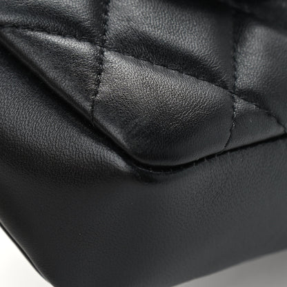 Chanel Lambskin Quilted Waist Bag Black 14 of 16