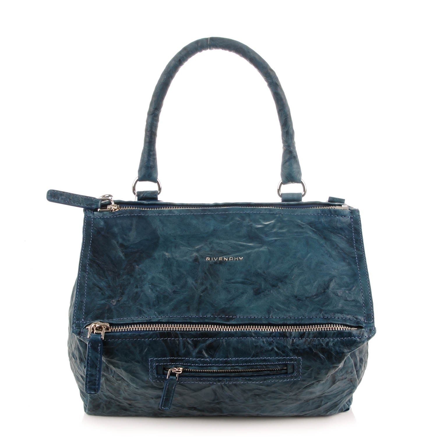Givenchy Tumbled Sheepskin Medium Pandora Mineral Blue 1 of 8