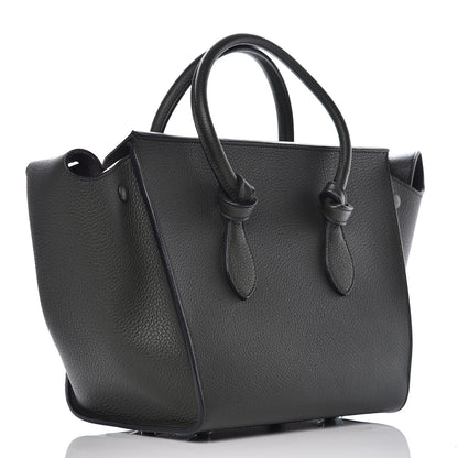 Celine Grained Calfskin Small Tie Knot Tote Anthracite 3 of 10