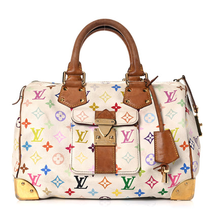 Louis Vuitton Monogram Multicolor Speedy 30 White 1 of 38