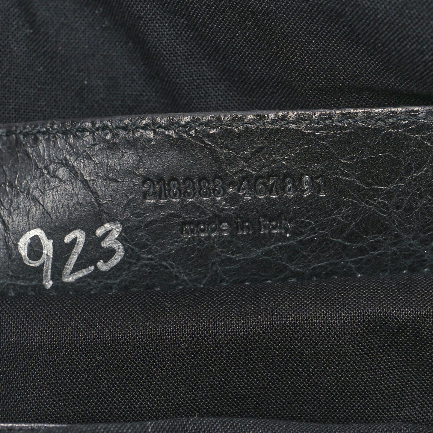 Agneau Giant 21 Silver Hardware Folder Black