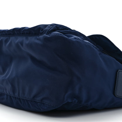 Prada Tessuto Nylon Saffiano Vela Messenger Bag Navy 7 of 7
