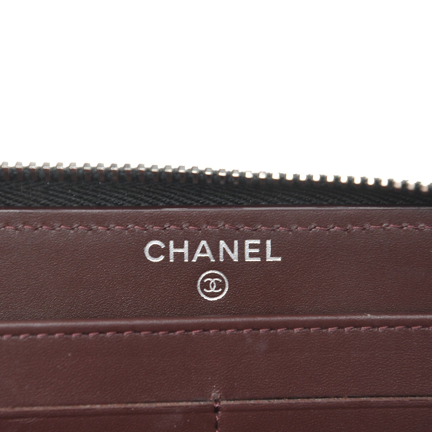 Chanel Caviar Quilted Large Gusset Zip Around Wallet Black 6 of 9