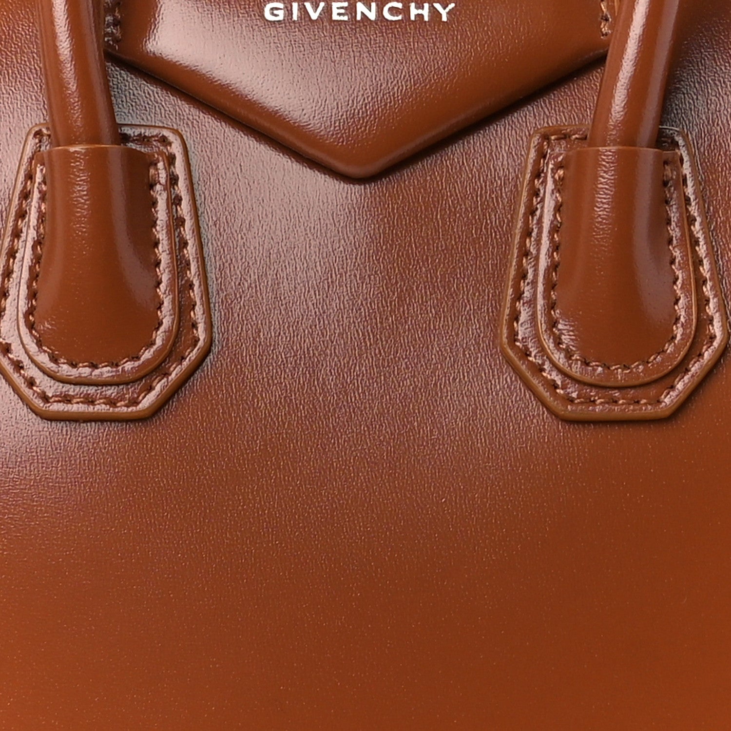Givenchy Shiny Lord Calfskin Mini Antigona Tan 8 of 10