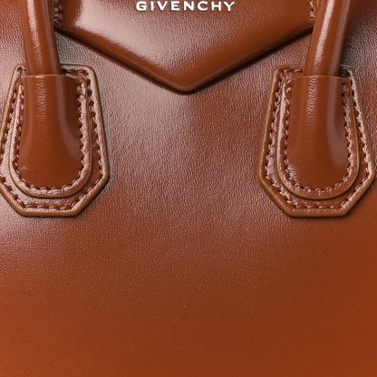 Givenchy Shiny Lord Calfskin Mini Antigona Tan 8 of 10