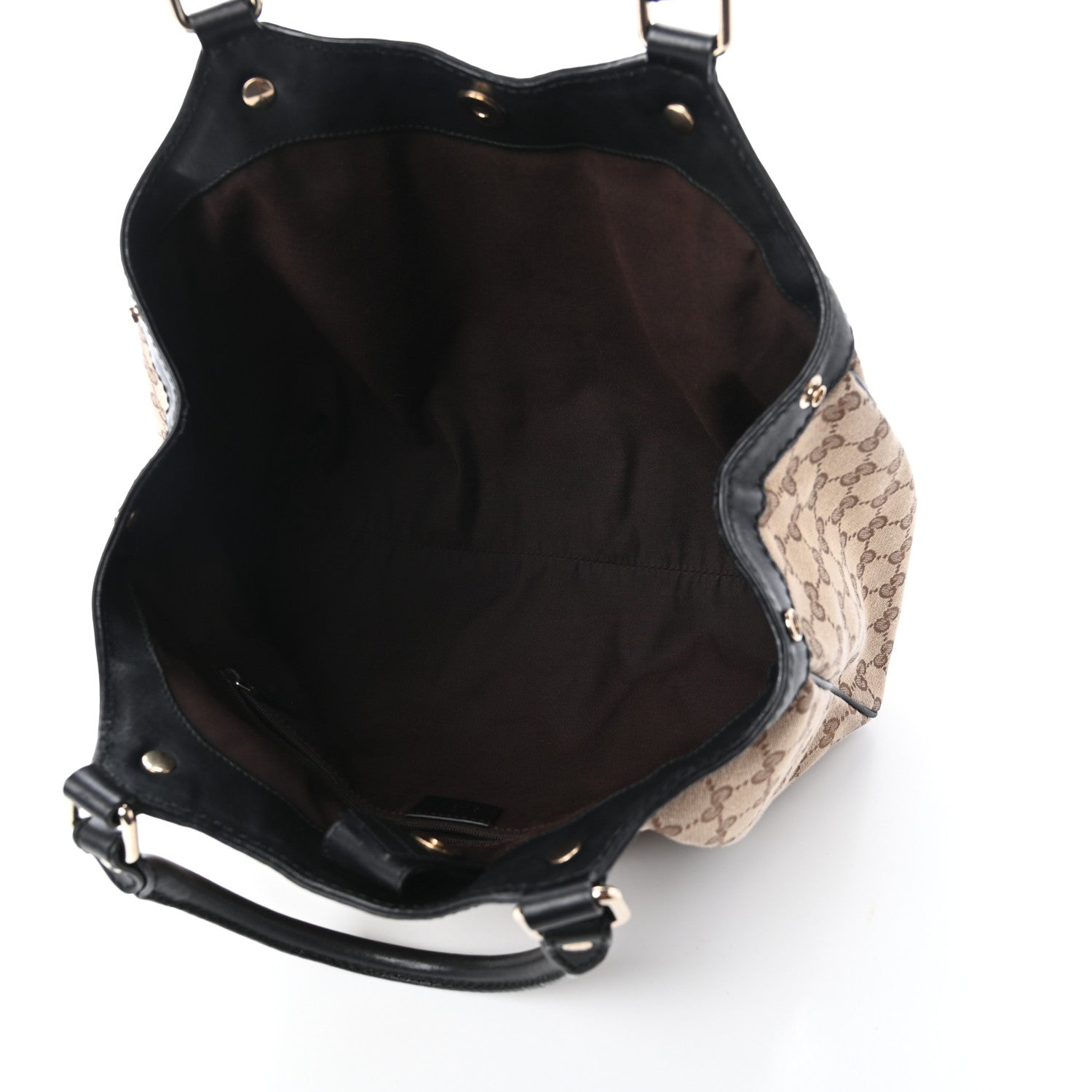 Gucci Monogram Medium Sukey Tote Beige Ebony Black 5 of 8
