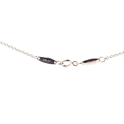 Tiffany 18K Rose Gold Diamond .03ct Elsa Peretti Diamonds by the Yard Pendant Necklace 6 of 7