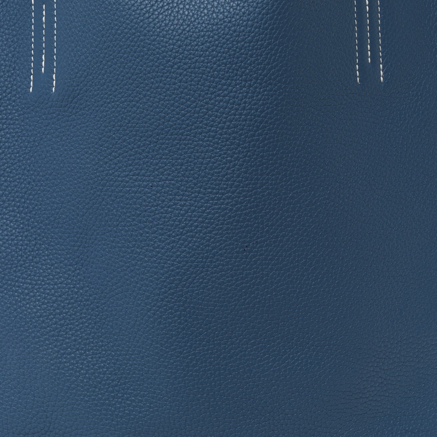 Hermes Taurillon Clemence Double Sens 45 Reversible Tote Bleu Izmir Bleu Saphir 7 of 15