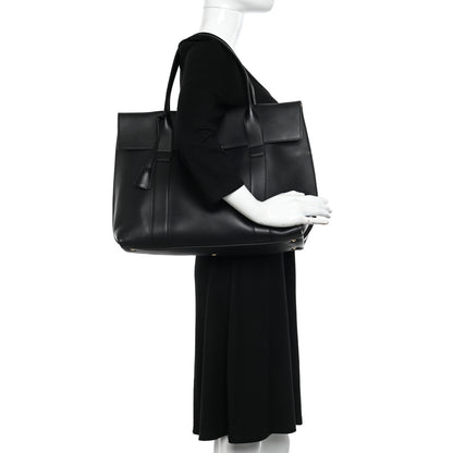 Salvatore Ferragamo Calfskin Large Sookie Satchel Black 2 of 9