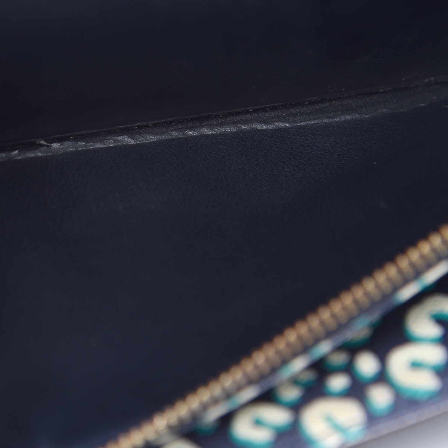 Louis Vuitton Monogram Leopard Sarah Wallet Blue Infini 8 of 18