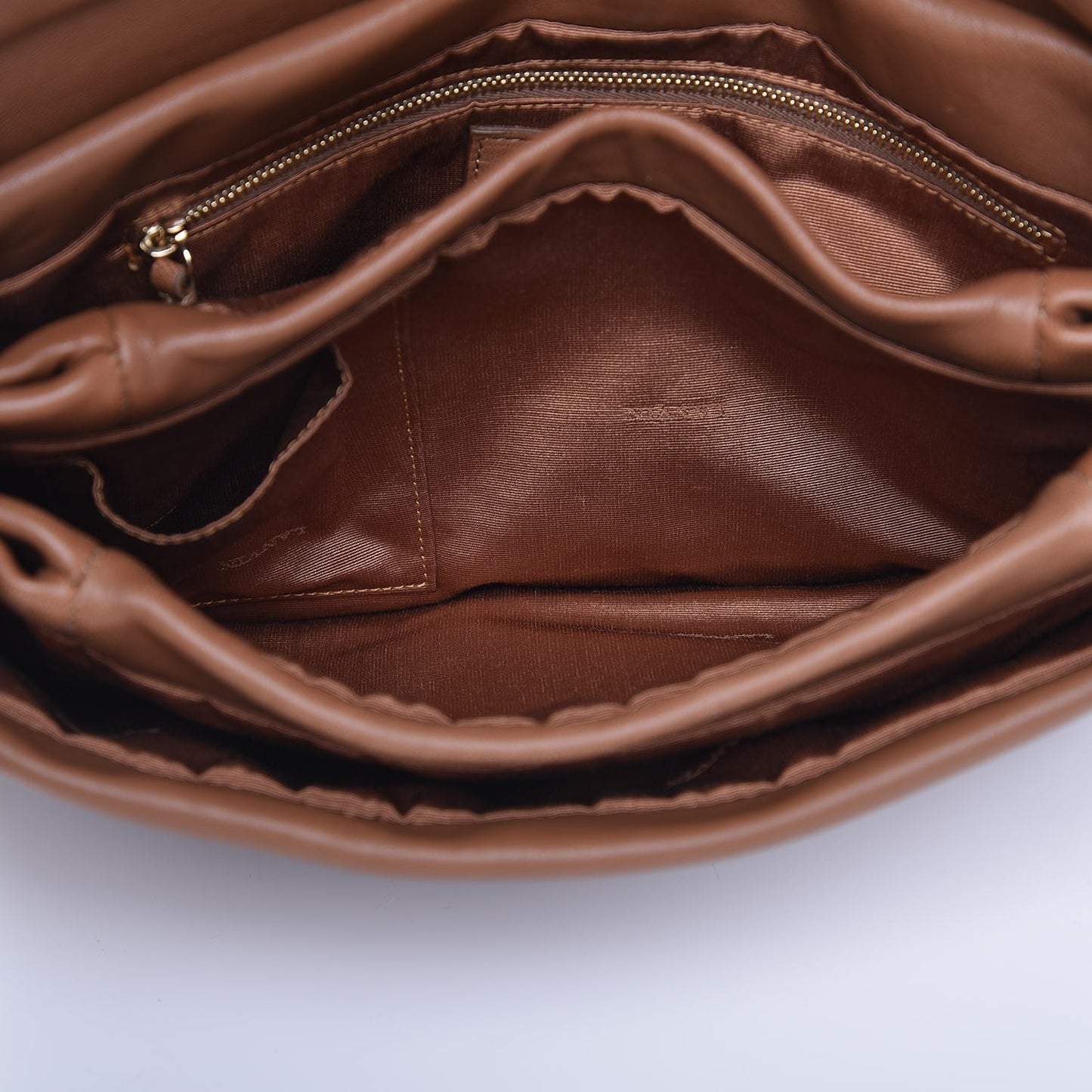 Lambskin Quilted Medium Sugar Flap Shoulder Bag Camel