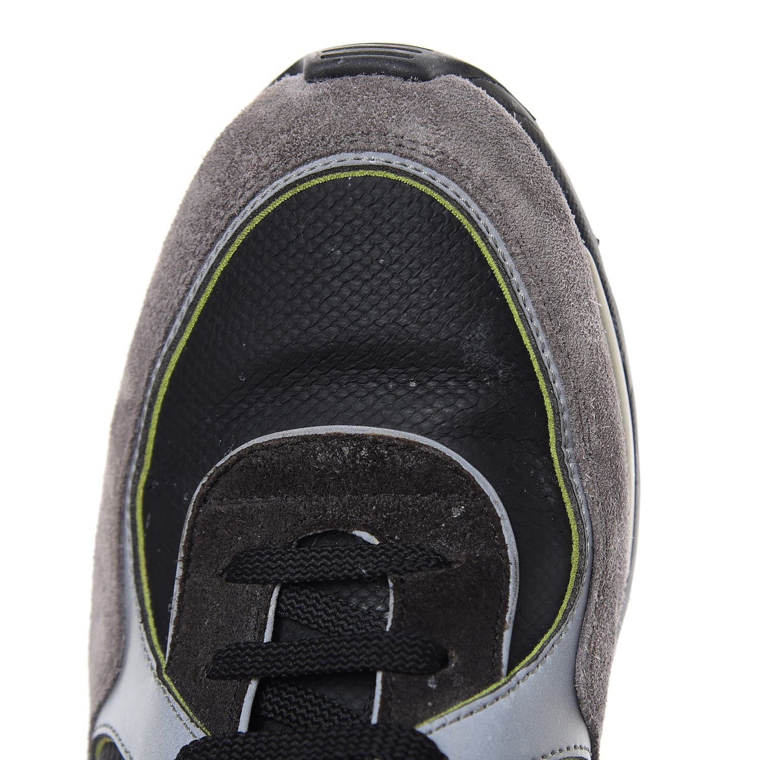 Chanel Suede Calfskin CC Sneakers 39 Black Grey 9 of 11
