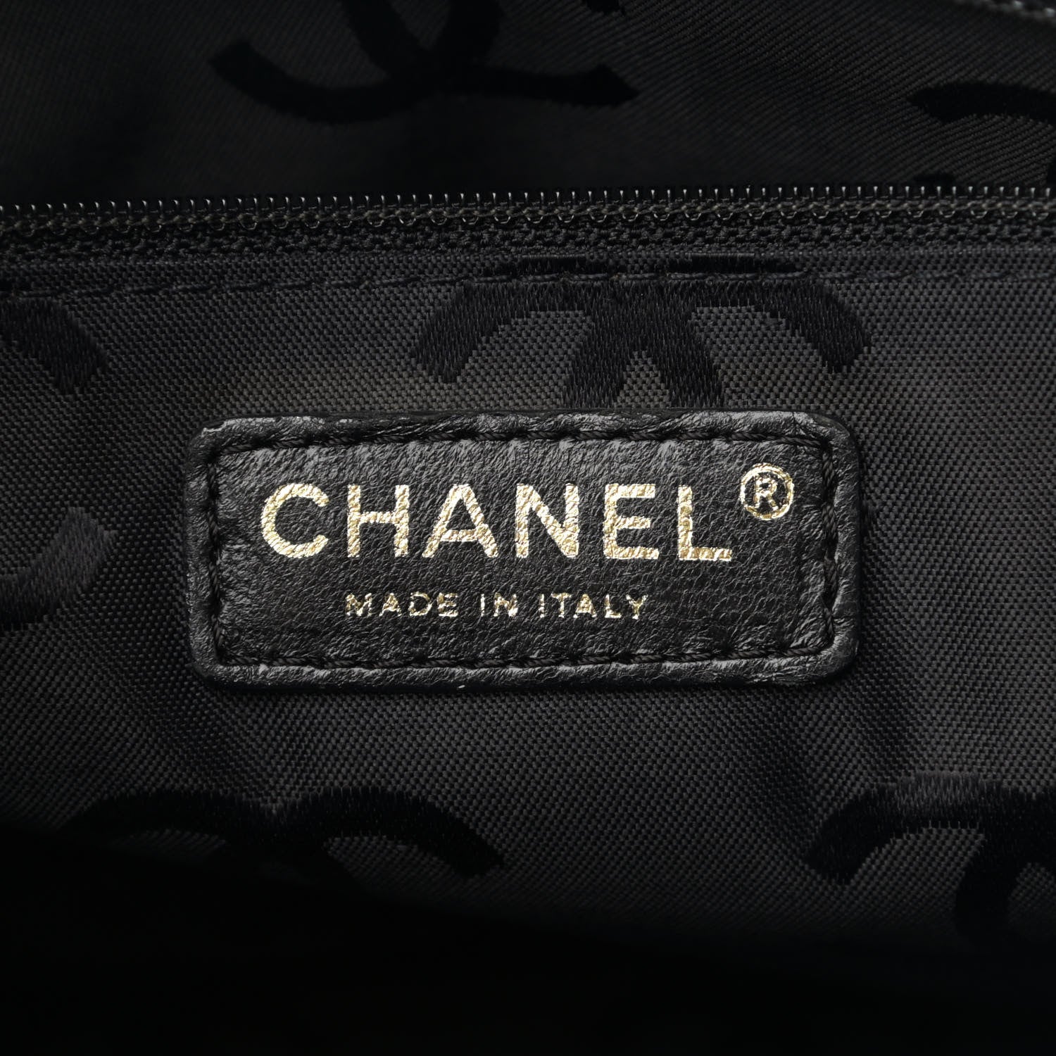 Chanel Calfskin Stitch Surpique Tote Black 5 of 21