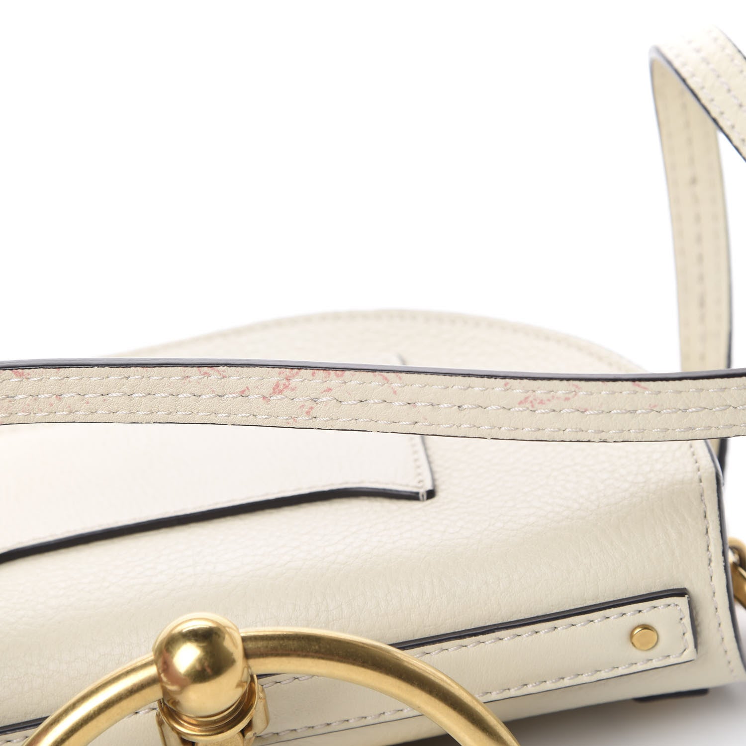 Chloe Calfskin Small Nile Bracelet Minaudiere Bag Off White 13 of 14