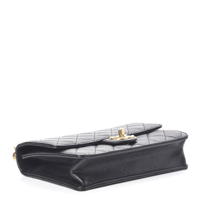 Chanel Lambskin Quilted Small Chic Pearls Flap Black 4 of 15