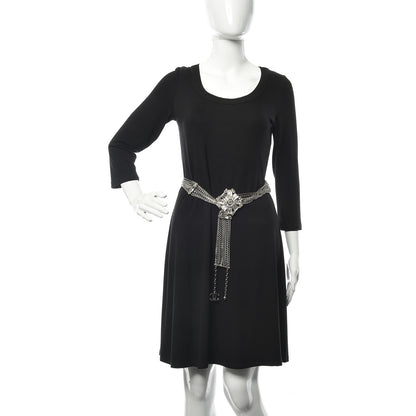 Chanel Crystal CC Multi Strand Chain Belt Silver 2 of 4
