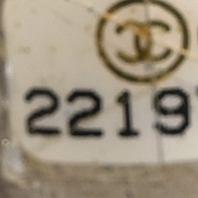 Glazed Calfskin Large Deauville Tote Blue