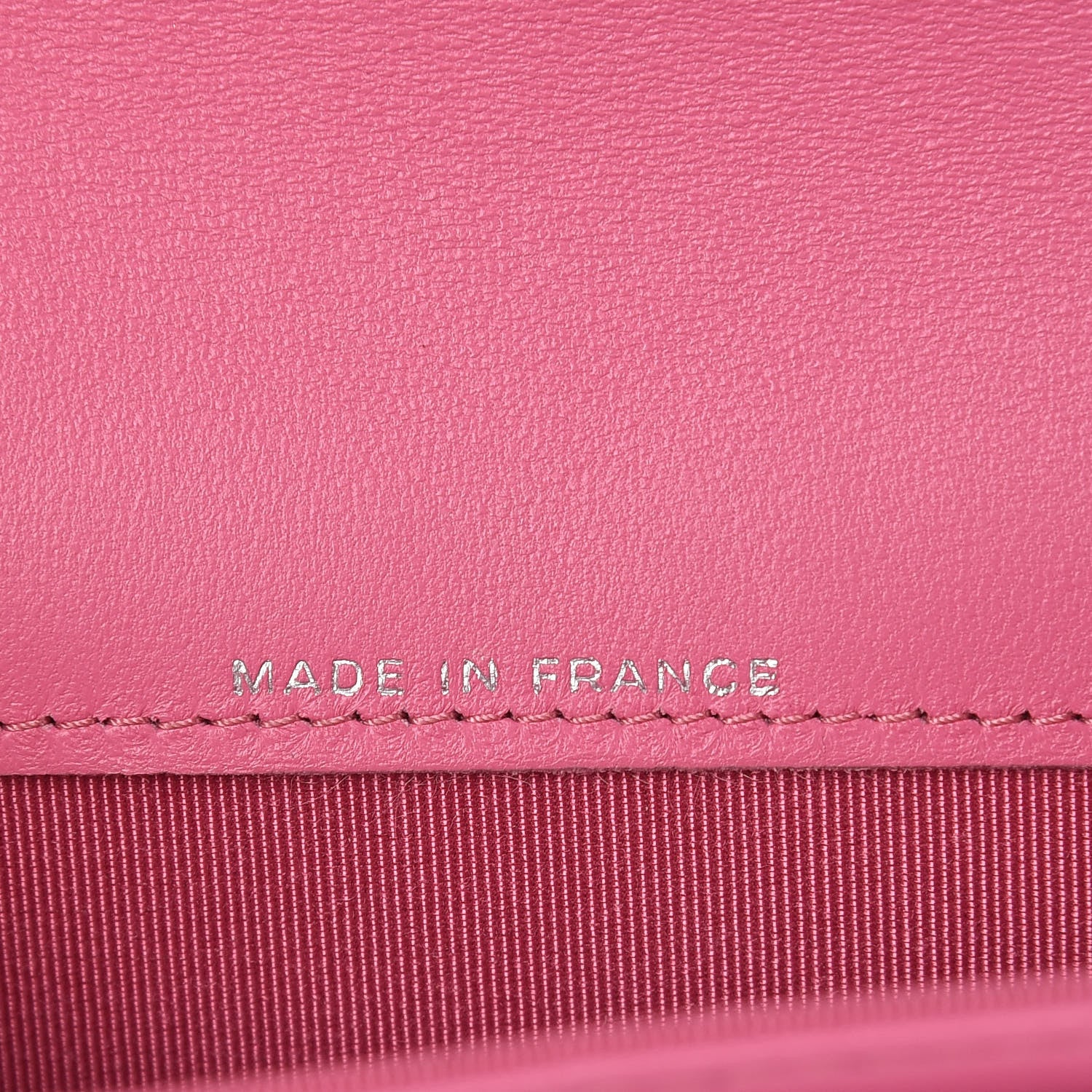 Chanel Lambskin Quilted Flap Card Holder Pink 7 of 9