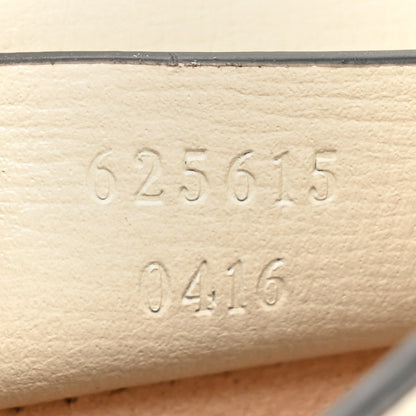 Gucci GG Supreme Monogram Azalea Calfskin Mini Horsebit 1955 Crossbody Bag Beige Ebony Mystic White 7 of 10