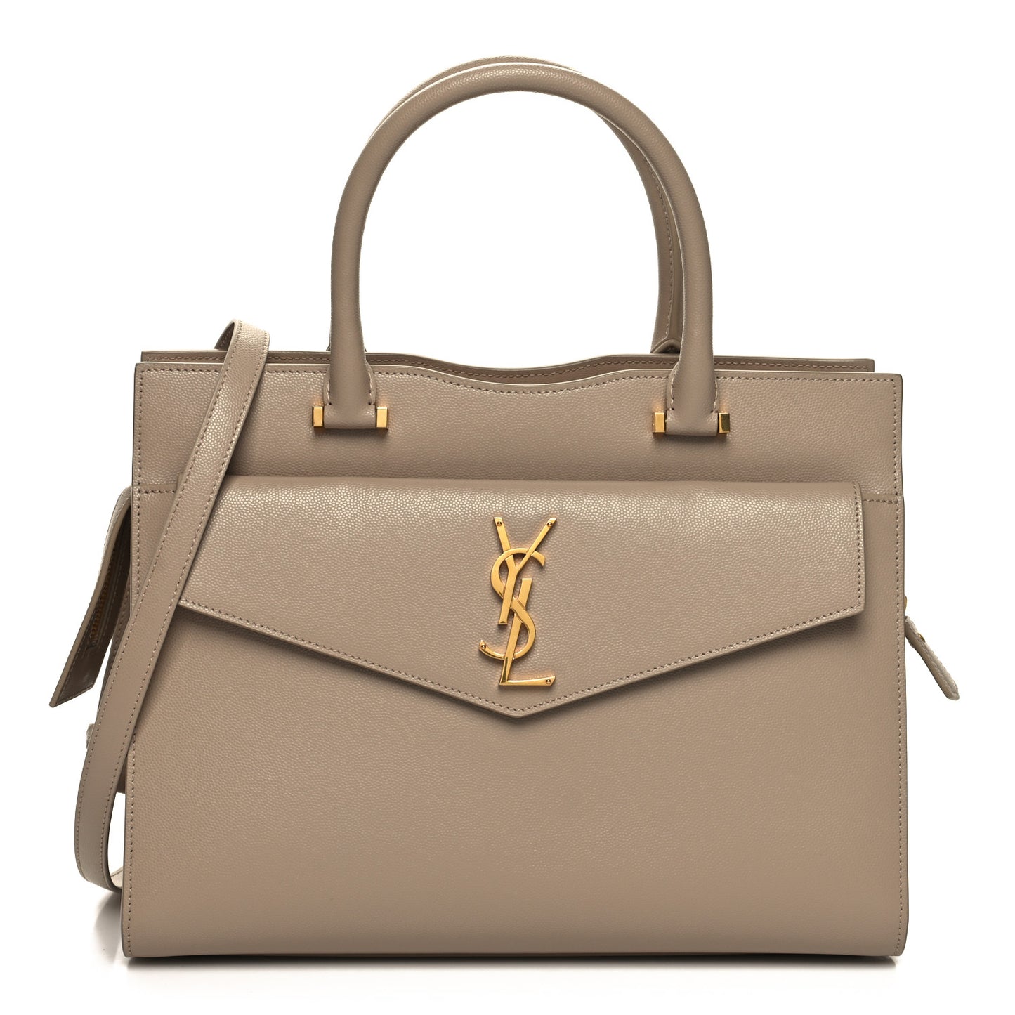 Grain De Poudre Medium Uptown Tote Dark Beige
