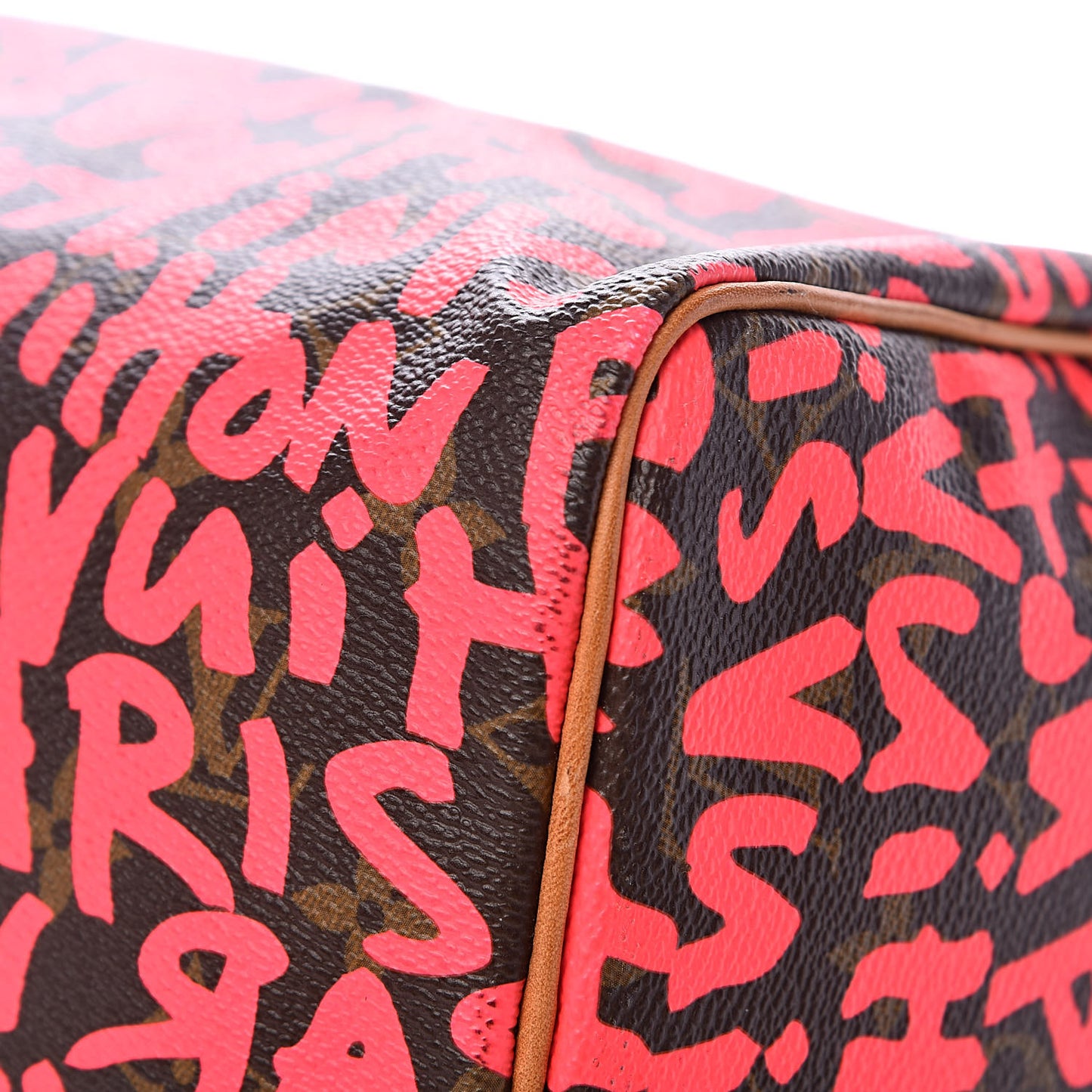 Monogram Graffiti Speedy 30 Fuchsia
