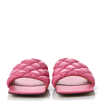 Bottega Veneta Nappa Matelasse Padded Flat Sandals 40 Azalea 2 of 9