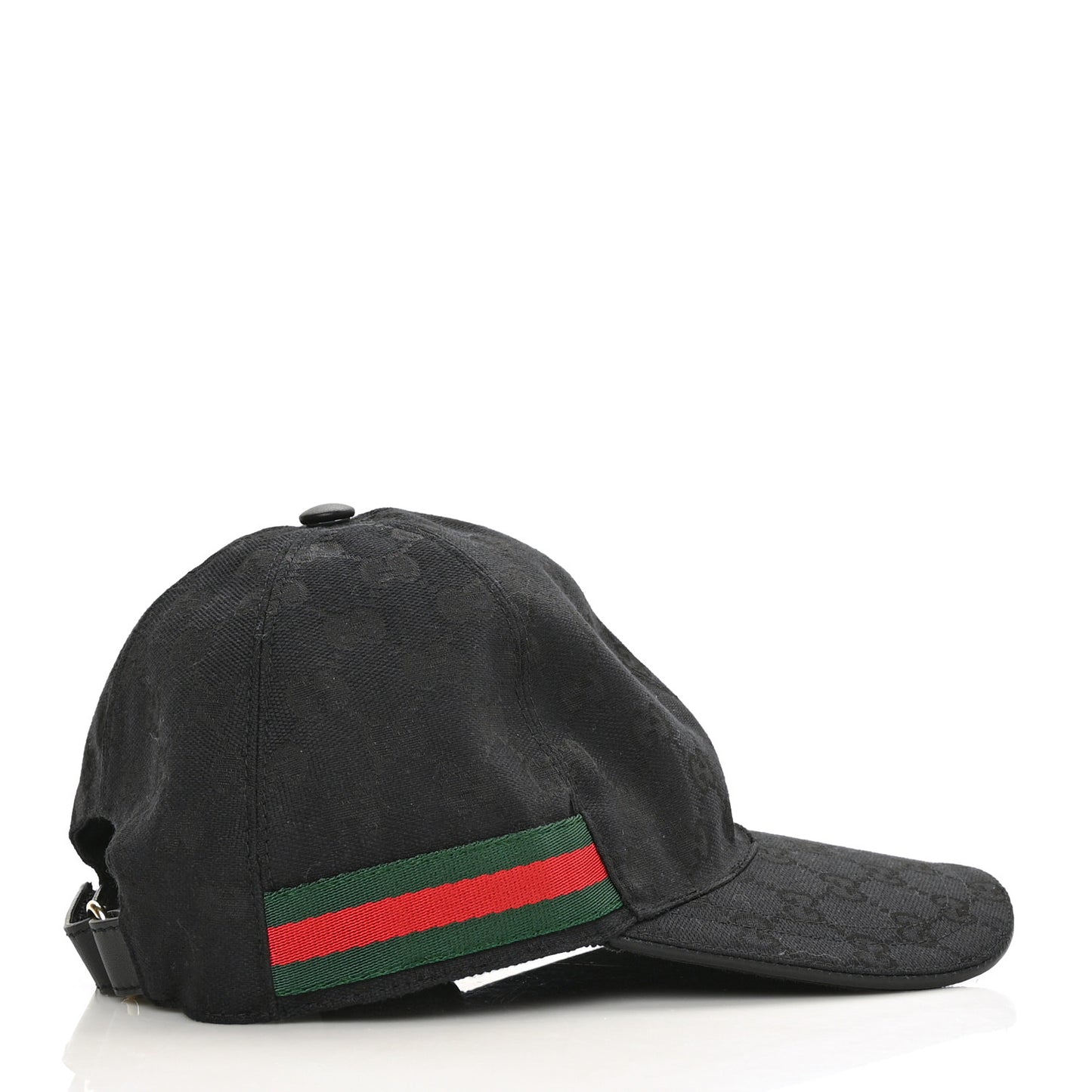 Monogram Web Baseball Hat S Black