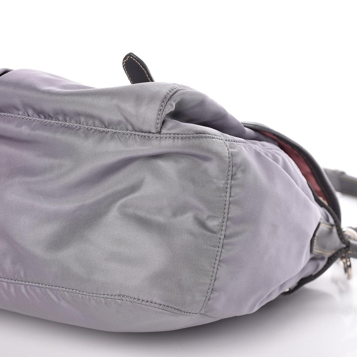 Tessuto Nylon Vela Messenger Bag Grey