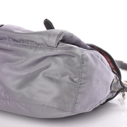 Prada Tessuto Nylon Vela Messenger Bag Grey 9 of 9