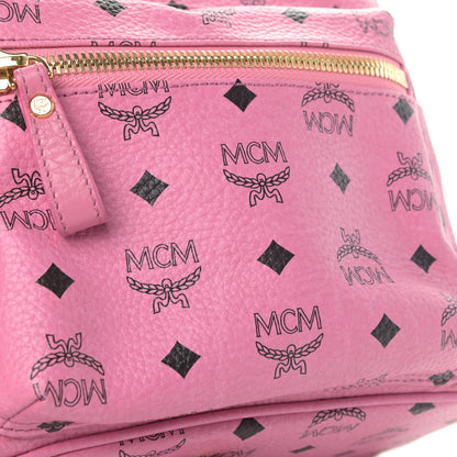 MCM Visetos Small Sprinkle Stud Stark Backpack Pink 5 of 6