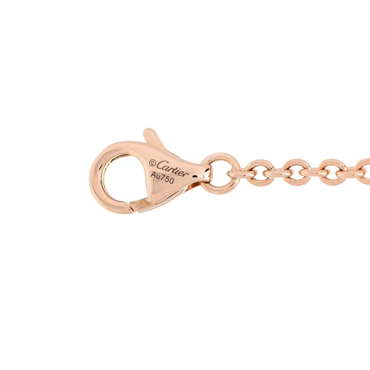 18K Pink Gold Interlocking LOVE Bracelet
