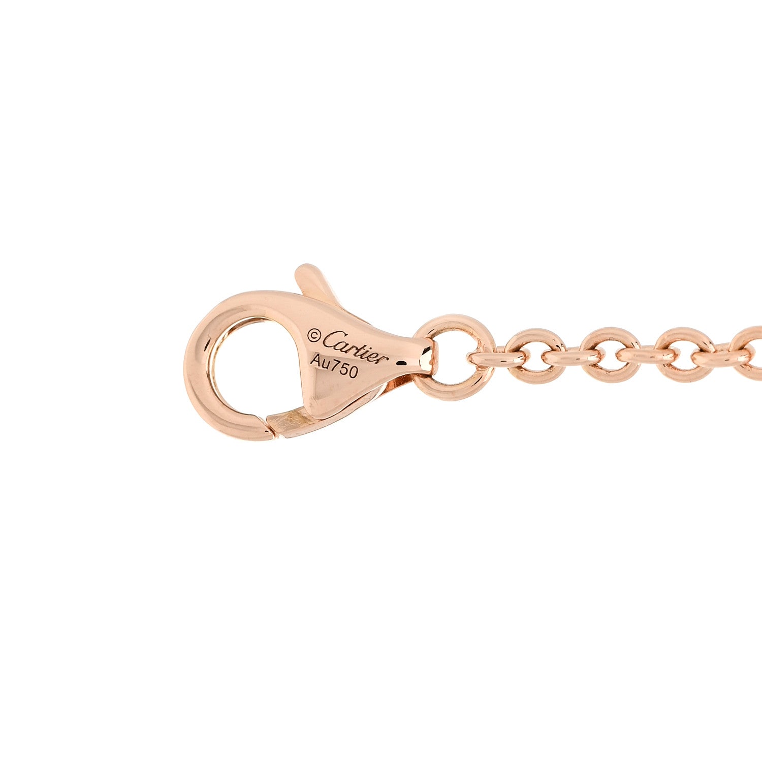 Cartier 18K Pink Gold Interlocking LOVE Bracelet 3 of 5