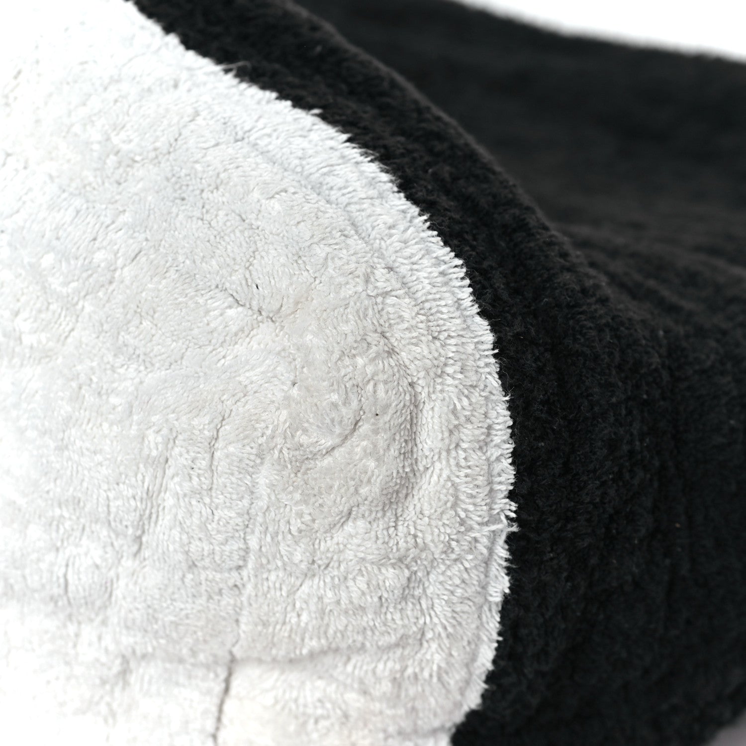 Chanel Terry Cotton CC Beach Tote Towel Set Black White 12 of 12