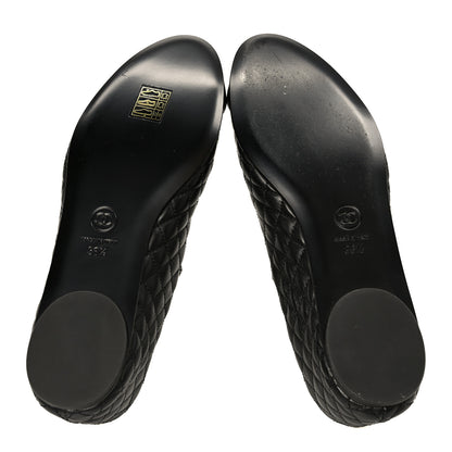 Chanel Lambskin Quilted Mary Jane Flats 36.5 Black 6 of 10