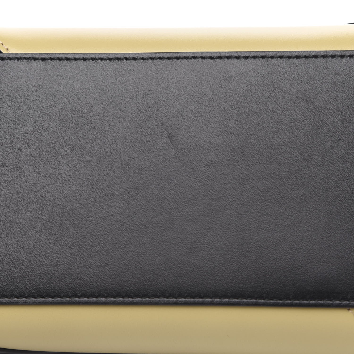 Gucci Smooth Calfskin Small Zumi Top Handle Bag Black Yellow 11 of 12