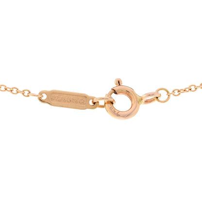 Tiffany 18K Rose Gold Diamond Arrow Pendant Necklace 4 of 5