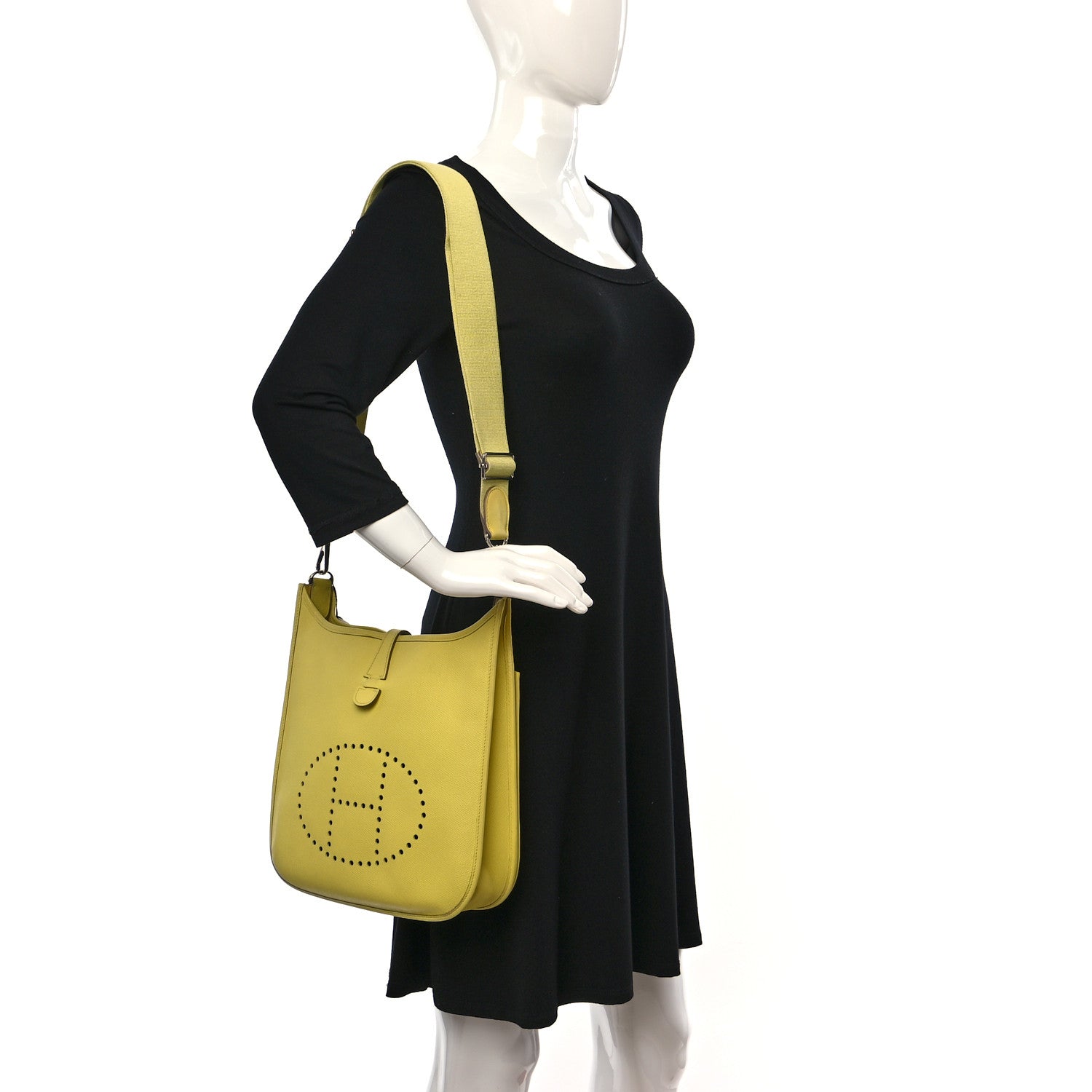 Hermes Epsom Evelyne III PM Lime 2 of 22