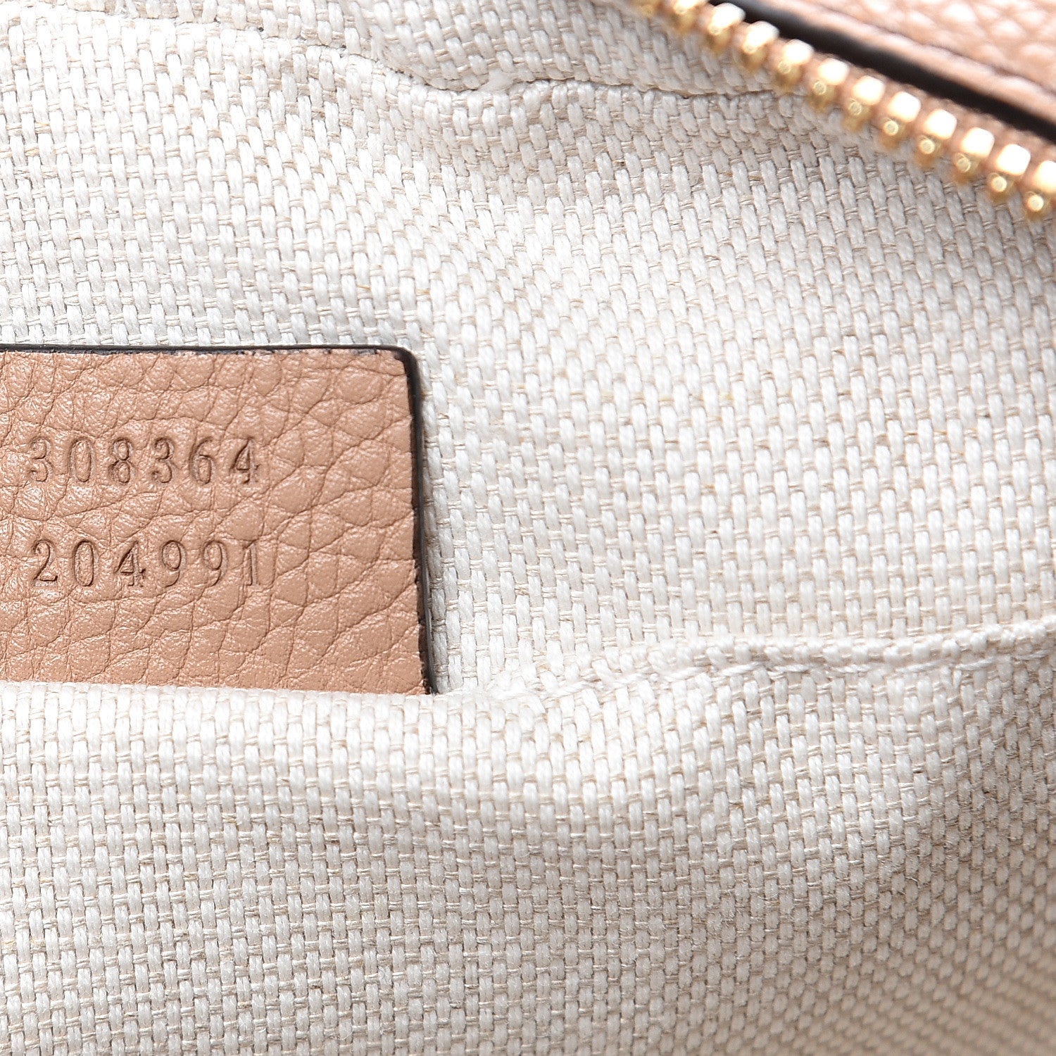 Gucci Pebbled Calfskin Small Soho Disco Bag Rose Beige 6 of 8