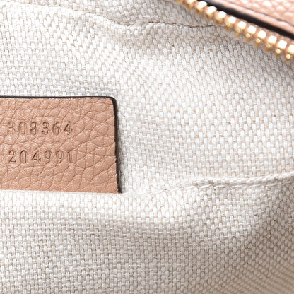 Gucci Pebbled Calfskin Small Soho Disco Bag Rose Beige 6 of 8