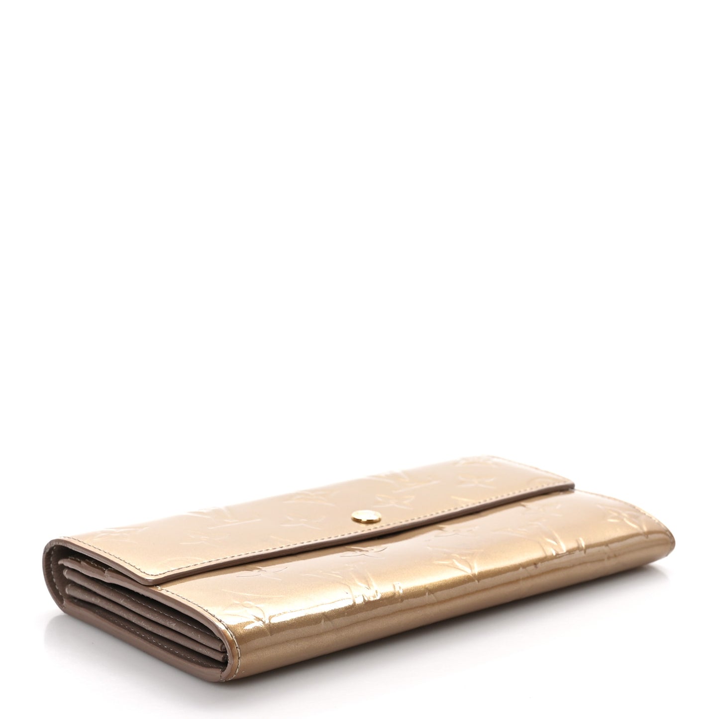 LOUIS VUITTON Vernis Sarah Wallet Noisette