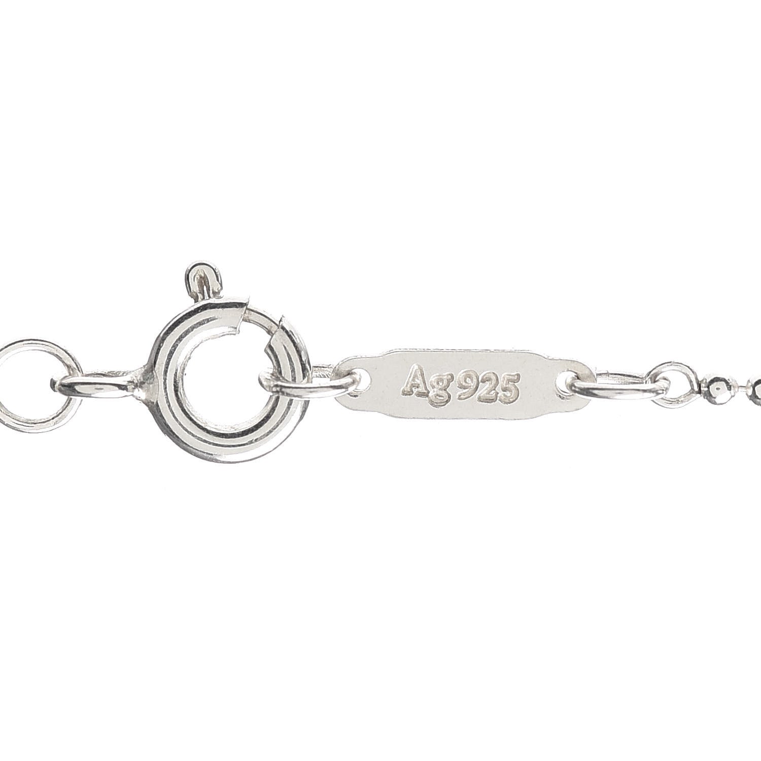 Tiffany Sterling Silver Heart Lock Pendant Necklace 4 of 5