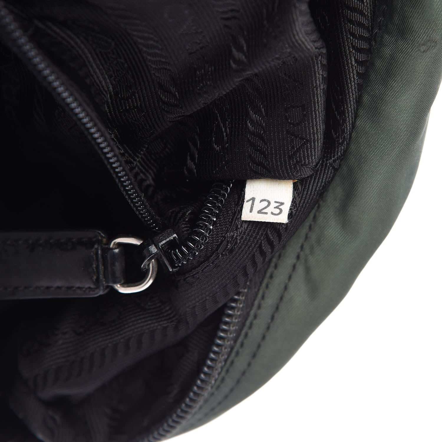Prada Tessuto Nylon Shoulder Bag Antracite 9 of 10