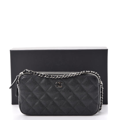 Chanel Caviar Quilted Small Clutch With Chain Black 9 of 9